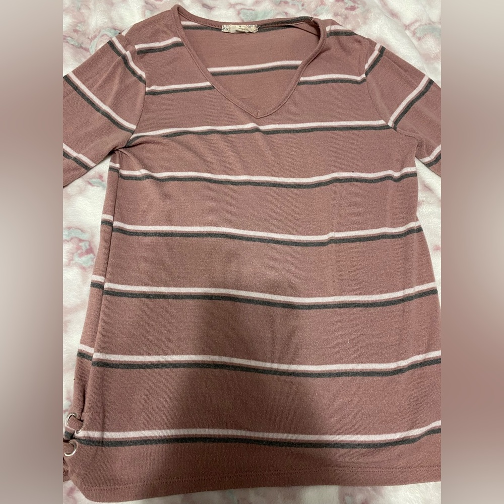 Long Sleeve Striped Shirt